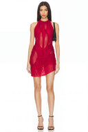 Bella Wetlook Mini Dress