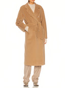 101801 Madame Icon Coat in Camel – Full Styled Outfit View, Luxury Winter Outerwear – LOOKE GARMENT