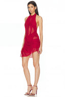 Bella Wetlook Minikleid