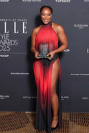 Eclipse Gradient Wet Look Maxi Dress – Worn by Naomi Ackie at Elle Style Awards 2025 London – LOOKE GARMENT