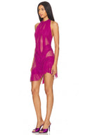 Bella Wetlook Minikleid