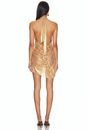 Bella Wetlook Minikleid