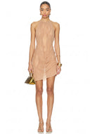 Bella Wet Look Mini Dress