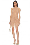 Bella Wet Look Mini Dress
