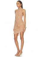 Bella Wet Look Mini Dress