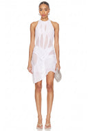 Bella Wetlook Mini Dress