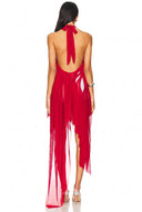 Minivestido Efecto Mojado con Estampado Floral
