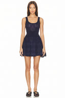 Luxury Shiny Crinoline Mini Dress