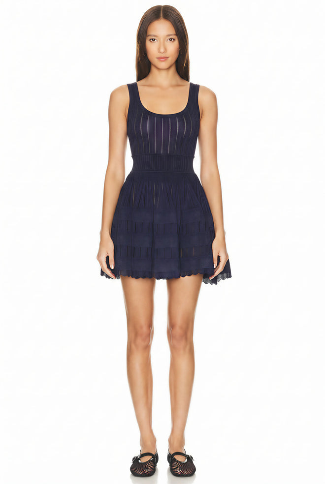 Luxury Shiny Crinoline Mini Dress