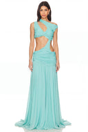 Thalassa Cut-Out Wetlook Gown